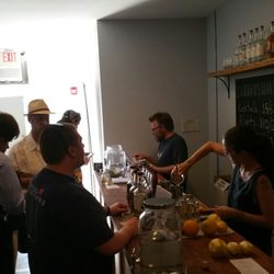Independent Distilling Company - The tiny bar area has nice atmosphere.