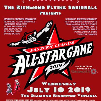 Richmond Flying Squirrels - Poster design courtesy of LA Photography/Graphic Design ©2019 ®™. Richmond Flying Squirrels, Squirrels logos ©2019 ®™ - Professional Sports Teams Near Me - Richmond, Virginia