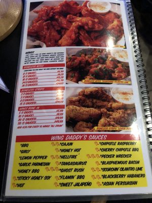 Menu photo 2 Wing Daddy's Sauce House El Paso, TX Menu photo 2 Wing Daddy's Sauce House El Paso, TX
