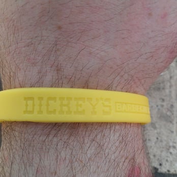 Dickey's Barbecue Pit - My Dickey's wristband from opening day!!! Will be back again! And again! And again!!! :-) - Barbeque Near Me - Eastvale, California Dickey's Barbecue Pit - My Dickey's wristband from opening day!!! Will be back again! And again! And again!!! :-) - Barbeque Near Me - Eastvale, California