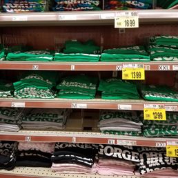 an aisle full of "ithaca is gorges" gear.
