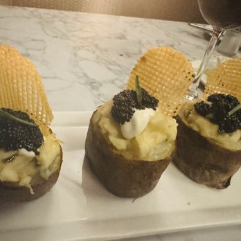 Eddie V's Prime Seafood - caviar potatoes - Seafood Near Me - La Jolla, California