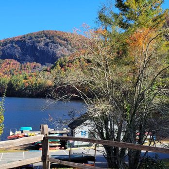 Fairfield Lake - From parking lot - Lakes Near Me - Sapphire, North Carolina