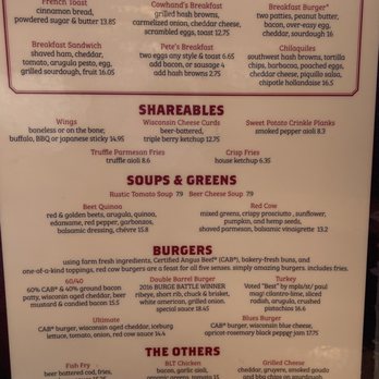 Red Cow - Menu - Burgers Near Me - Saint Paul, Minnesota Red Cow - Menu - Burgers Near Me - Saint Paul, Minnesota