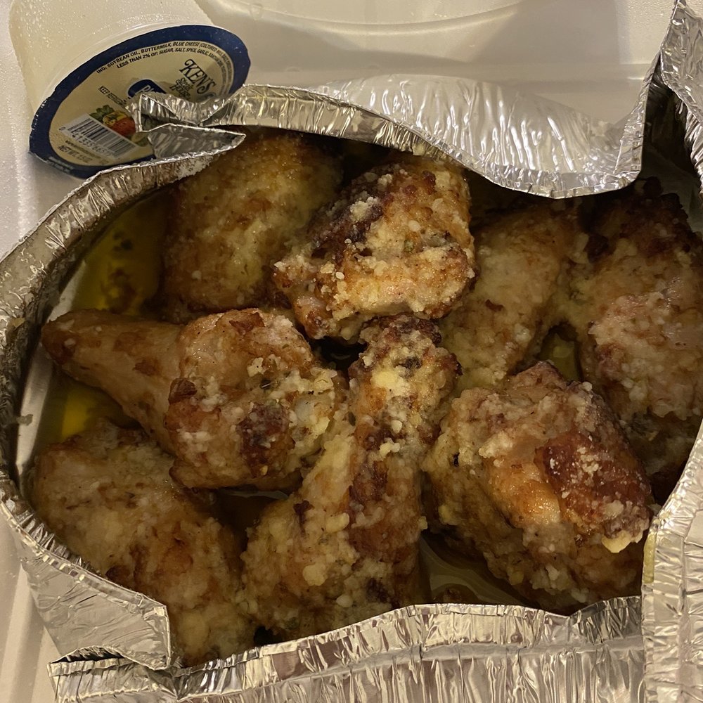 Garlic Parmesan wings