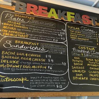 Arturo's Underground Cafe - Breakfast menu - Cafes Near Me - Austin, Texas