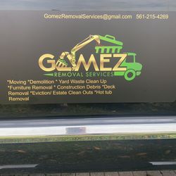 Gomez Removal Services - My logo, email, my phone number and duties that I perform