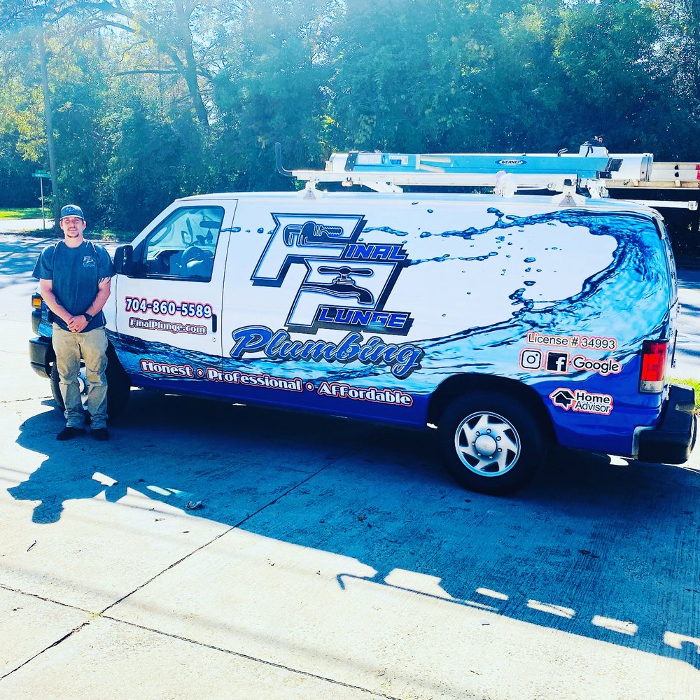 Slide of Final Plunge Plumbing