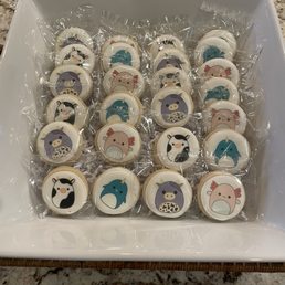 Custom squishmallow cookies Custom squishmallow cookies