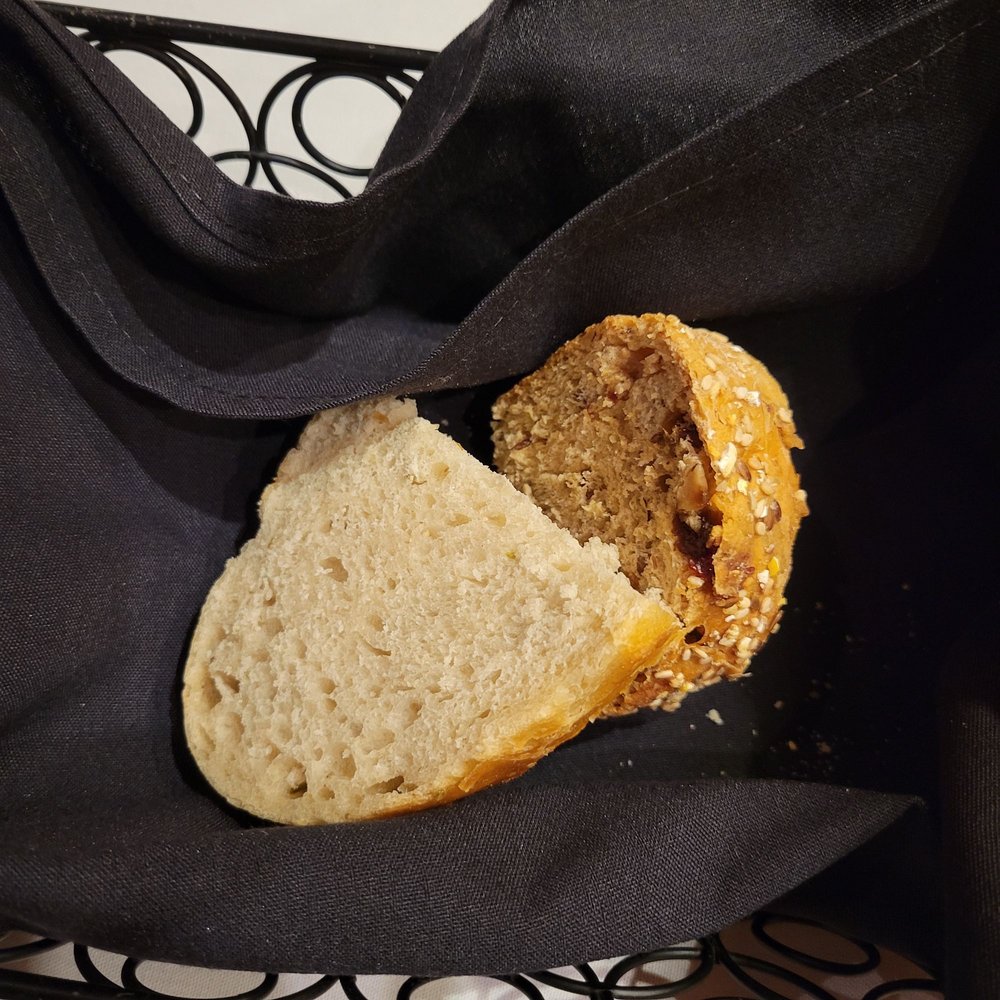 Roxy's Restaurant and Bar - Bread - the seeded one has raisins and is delicious - Steakhouses Near Me - Black Hawk, Colorado Roxy's Restaurant and Bar - Bread - the seeded one has raisins and is delicious - Steakhouses Near Me - Black Hawk, Colorado