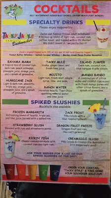 Menu photo 3 Tacky Jack's 2 Gulf Shores, AL Menu photo 3 Tacky Jack's 2 Gulf Shores, AL
