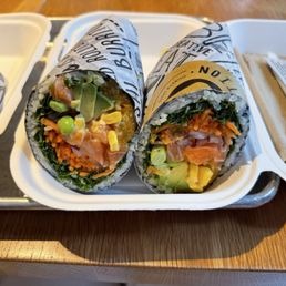 Classic Salmon Burrito Classic Salmon Burrito