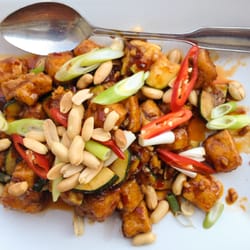 Chong Qing - Friterad tofu (vegetarisk)