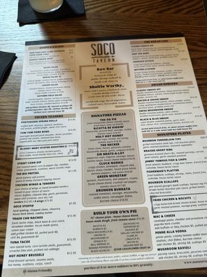 Menu photo 3 Soco Tavern Fairhaven, MA
