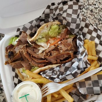 Crystal's - Gyro deluxe  fries & soda - Mexican Near Me - Brodheadsville, Pennsylvania