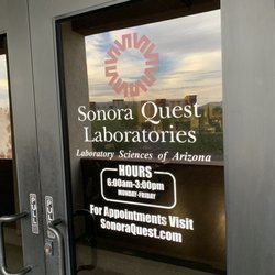 Sonora Quest Laboratories - SW of Val Vista and 202 Santan Freeway on the second floor, closes at 3 PM.