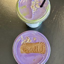 Ube Matcha & Coco Ube Lattes