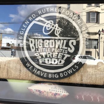 Dumpling Dojo - Vinyl signage on their front window. No overhead sign so look for this! - Ramen Near Me - Rutherford, New Jersey