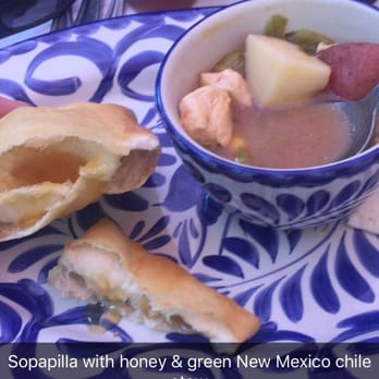 El Pinto - With a freshly made sopapilla - New Mexican Cuisine Near Me - Albuquerque, New Mexico El Pinto - With a freshly made sopapilla - New Mexican Cuisine Near Me - Albuquerque, New Mexico