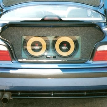 Custom Audio - BMW with two 12" Focal Subwoofers - Car Stereo Installation Near Me Custom Audio - BMW with two 12" Focal Subwoofers - Car Stereo Installation Near Me