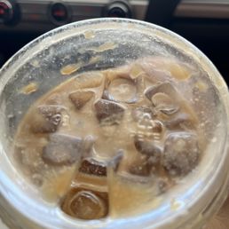 PSL w/ house made almond milk.