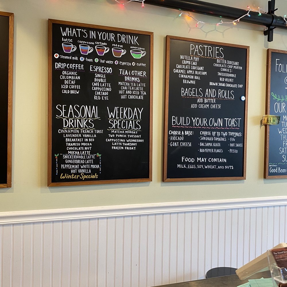 the menus on the wall the menus on the wall