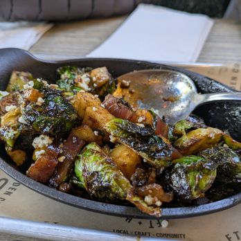 Hidden Craft - Brussels Sprouts with Bacon - 3.5 stars. A big soggy. Tue lunch 2025-04-08 - New American Near Me - San Diego, California