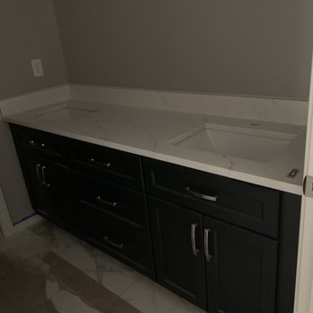 BJ Kitchen and Flooring - Bath vanity and countertop - Cabinetry Near Me - Westerville, Ohio BJ Kitchen and Flooring - Bath vanity and countertop - Cabinetry Near Me - Westerville, Ohio