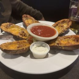 Potato skins - huge and delicious Potato skins - huge and delicious