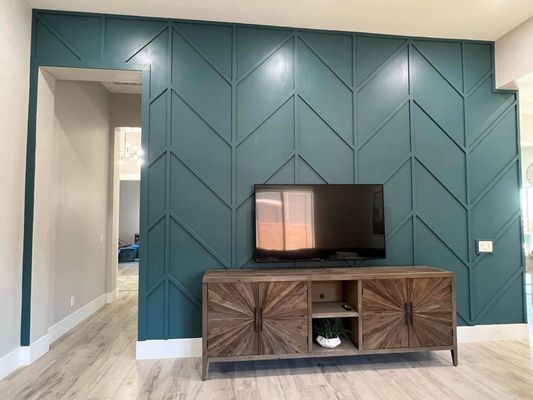 Accent Walls! - Welcome to Fine Finish Carpentry, a licensed, bonded, and insured fine finish Carpentry company based in Queen Creek, Arizona. Every job we do is a work of art! We take pride in the details, which allows us to put out an elite finished product! Call today for your free estimate.