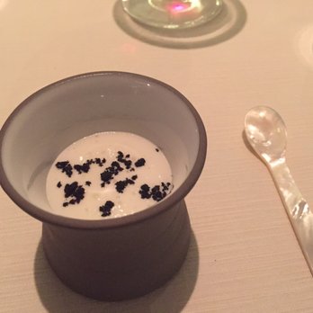 Alliance - Vanilla creme with black olive powder - French Near Me - Paris, 75 Alliance - Vanilla creme with black olive powder - French Near Me - Paris, 75