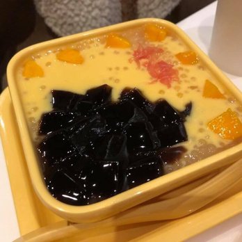 Sweethoney Dessert - Mango grapefruit sago and grass jelly. - Desserts Near Me - Colma, California