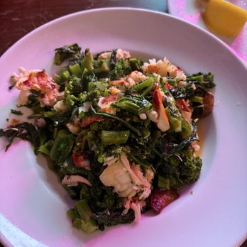 Clemente's Maryland Crabhouse - Lobster with broccoli rabe - Seafood Near Me - Brooklyn, New York Clemente's Maryland Crabhouse - Lobster with broccoli rabe - Seafood Near Me - Brooklyn, New York