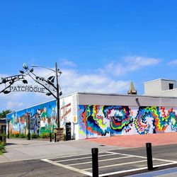 Village of Patchogue - Artistic murals decorate Patchogue Village alley