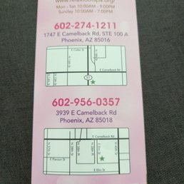 This is their pamphlet of services.