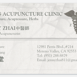 Jenny Zhai Acupuncture