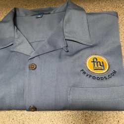 Embroid N Go - My work shirt with our company logo embroidered onto it by John.