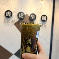 Tiger Sugar - 8. Matcha Black Sugar Boba Milk with Cream Mousse