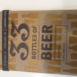33 Books Company - Cover of the Beer booklet