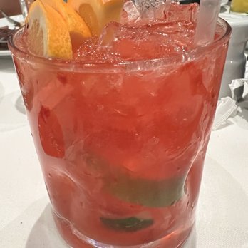 Fogo de Chão - Strawberry Hibiscus Caipirinha - Brazilian Near Me - Plano, Texas Fogo de Chão - Strawberry Hibiscus Caipirinha - Brazilian Near Me - Plano, Texas