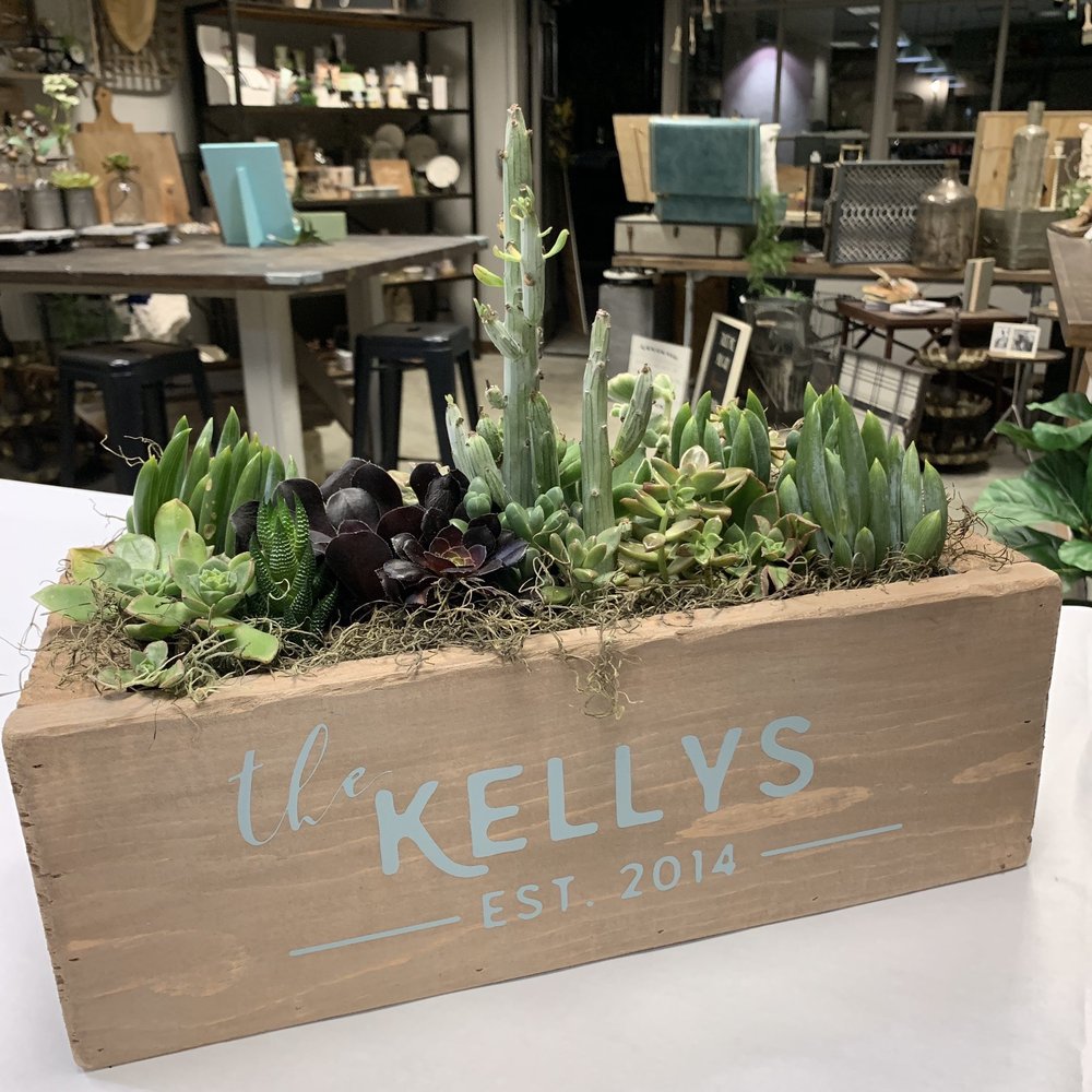 My completed ARwoodshop box with beautiful succulents from sheysheydesign My completed ARwoodshop box with beautiful succulents from sheysheydesign