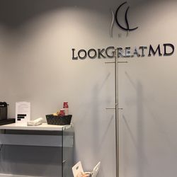 Look Great MD - Waiting room with coffee