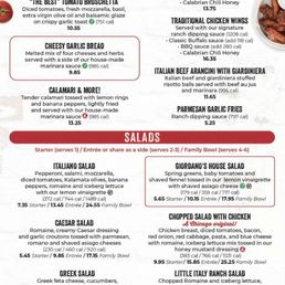 Starters Salads Soup