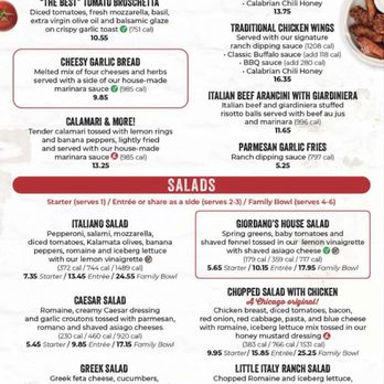 Giordano's - Starters Salads Soup - Pizza Near Me - Oakbrook Terrace, Illinois
