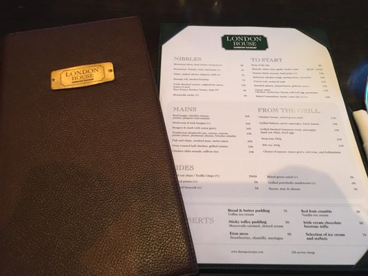 Menu photo 2 London House Hong Kong, HK
