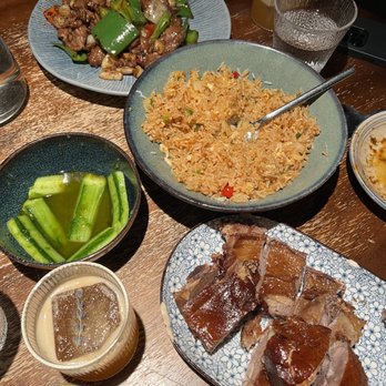 Antidote - Tea Smoke Duck, Crab paste fried rice, Beef Tripe in chili Oil - Cocktail Bars Near Me - Brooklyn, New York Antidote - Tea Smoke Duck, Crab paste fried rice, Beef Tripe in chili Oil - Cocktail Bars Near Me - Brooklyn, New York