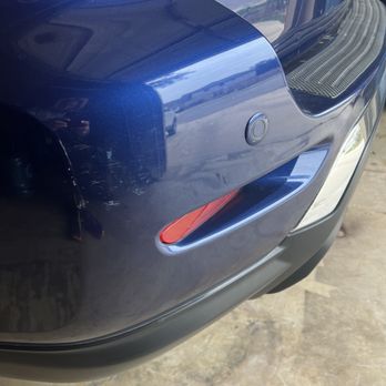 Express Plastic Bumper Repair - before - Body Shops Near Me Express Plastic Bumper Repair - before - Body Shops Near Me
