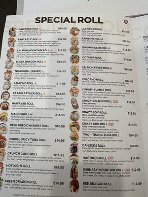 Menu photo 7 Nemo Sushi Bar Burnaby, BC Menu photo 7 Nemo Sushi Bar Burnaby, BC