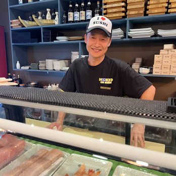 Hooked On Sushi - Kim, owner and head sushi chef - Sushi Bars Near Me - Peoria, Arizona Hooked On Sushi - Kim, owner and head sushi chef - Sushi Bars Near Me - Peoria, Arizona