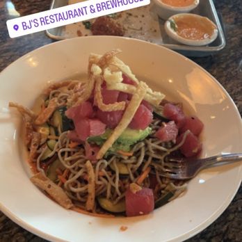 BJ's Restaurant & Brewhouse - Enlightened Pacific Poke Soba Noodles* - New American Near Me - Round Rock, Texas BJ's Restaurant & Brewhouse - Enlightened Pacific Poke Soba Noodles* - New American Near Me - Round Rock, Texas